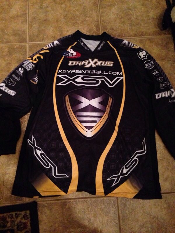 Team XSV paintball jersey w/ sigs