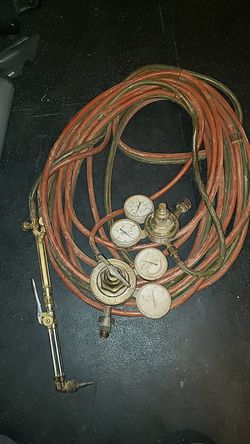 Victor SR460A Regulator /Harris regulator/Victor torch and hoses