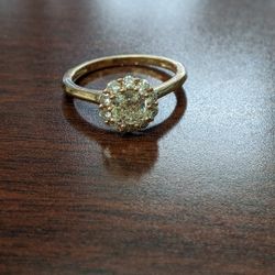 14k rose gold engagement ring 1.13 ctw