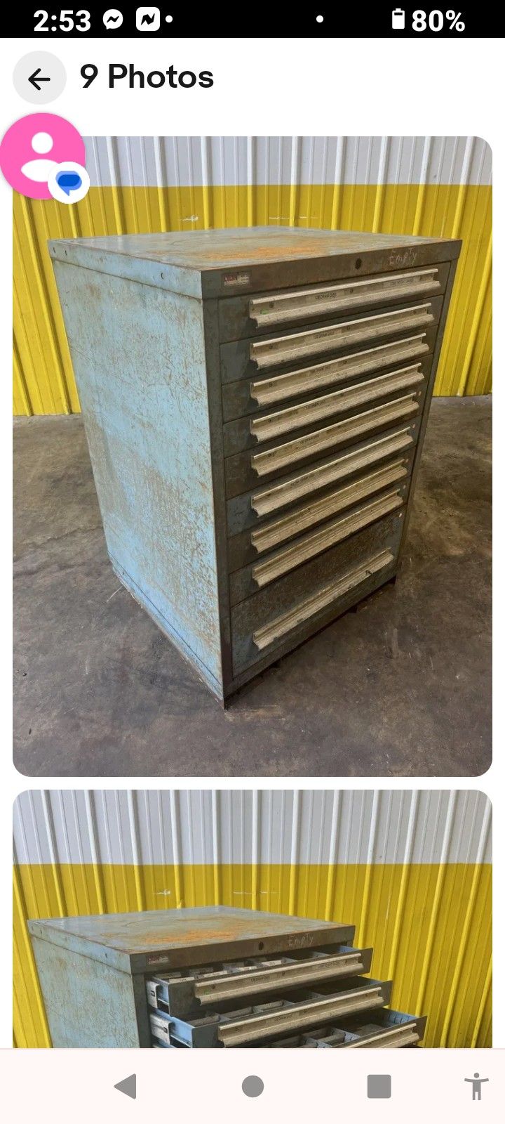 LYONS 9 Drawer Locking Tool Box