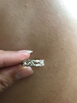 Ring fake silver