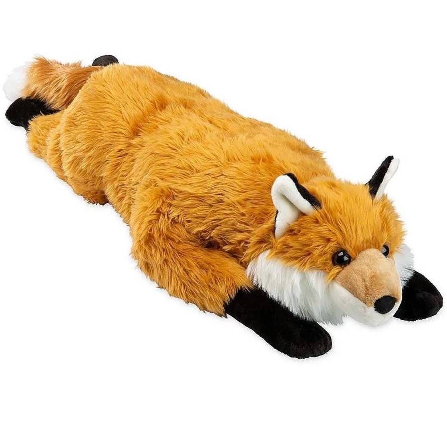 Plow and Hearth Fuzzy Fox Body Pillow