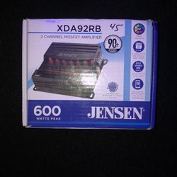 Jensen XDA92RB 600W 2 Channel Car Amplifier