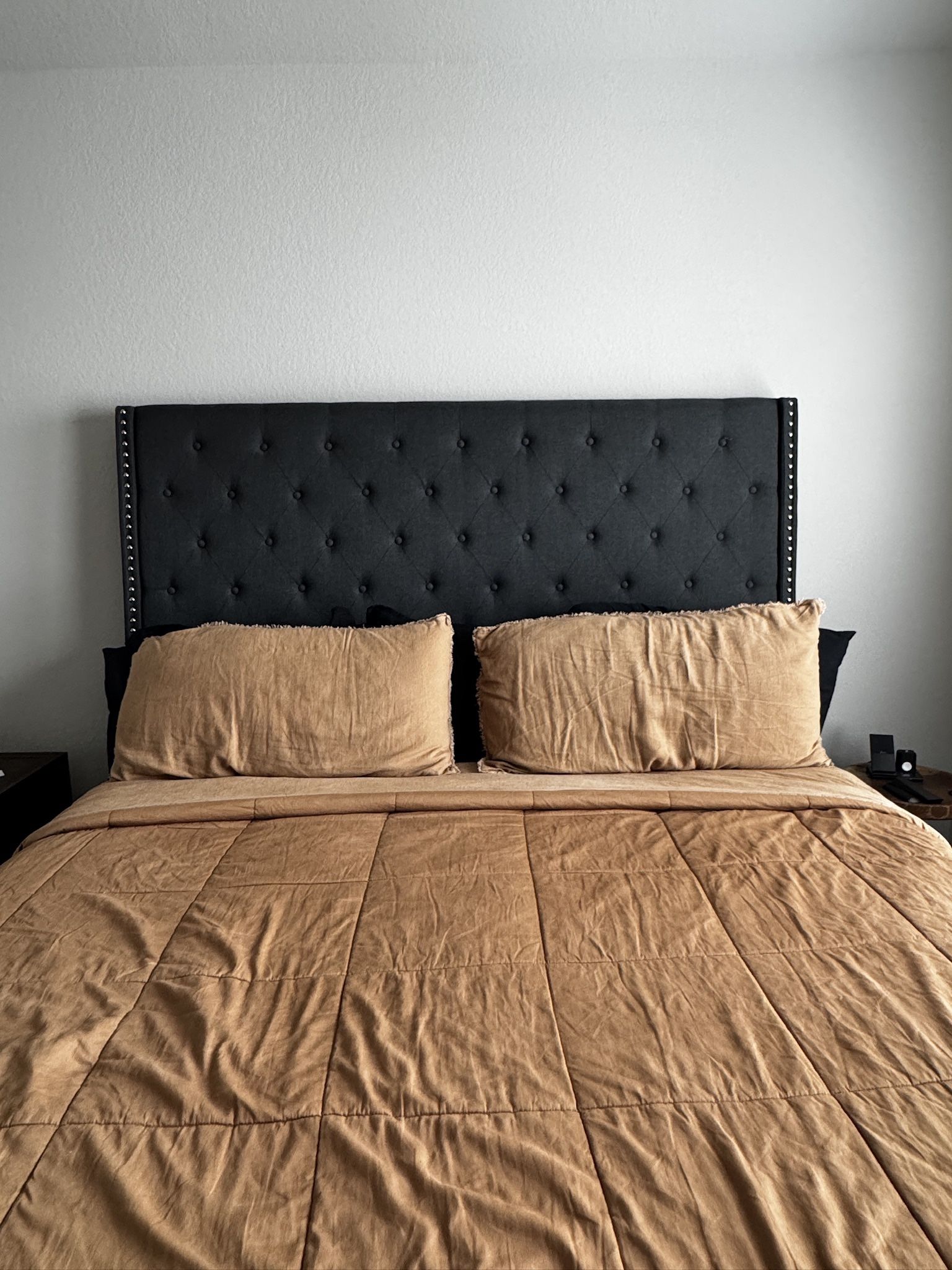 King Size Upholstered Bed Frame
