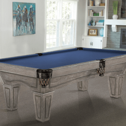Brunswick Allenton Pool Table With Tapered Leg, Driftwood