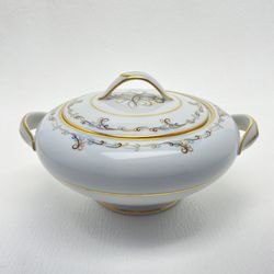 Vintage Noritake China Esteem Pattern 1950’s Sugar Bowl with Lid Handles