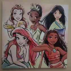 Disney Princess Canvas Wall Art