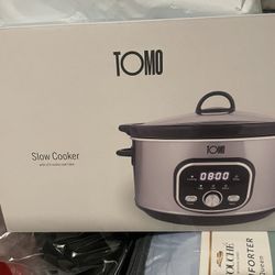 NEW! ToMo Digital LCD Programmable Slow Cooker w/ Removable Crock
