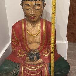 Solid Wood Buddha
