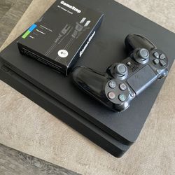 PS4 Slim + Controller + Ac Power Cord