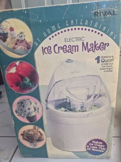 Electric ice cream maker