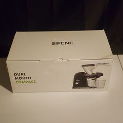 Sifene Dual Mouth Compact Slow Juicer
