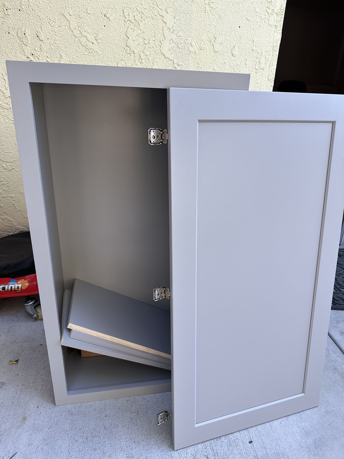 Brand New Light Gray Shaker Cabinets