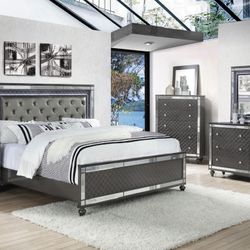 NEW QUEEN AND KING 5pc BEDROOM FURNITURE SET - BED MATTRESS SECTIONAL SOFA AND MORE 