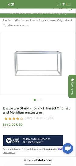 Zen Habitats Stand