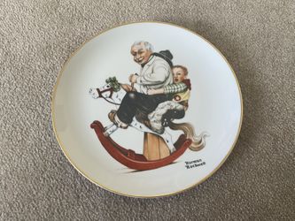 Norman Rockwell plate 