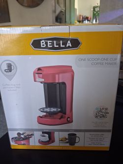 one scoop -one cup coffee maker