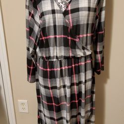 Sew In Love Plaid Dress Size 3X

