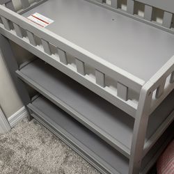 Infant changing table Grey