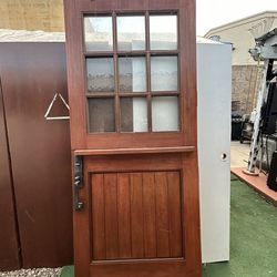 Solid Mahogany Dutch Door