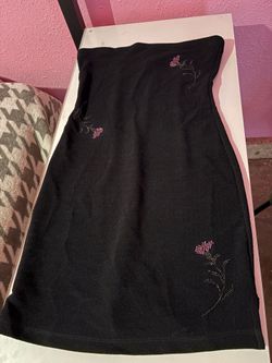 Floral tube top dress 👗