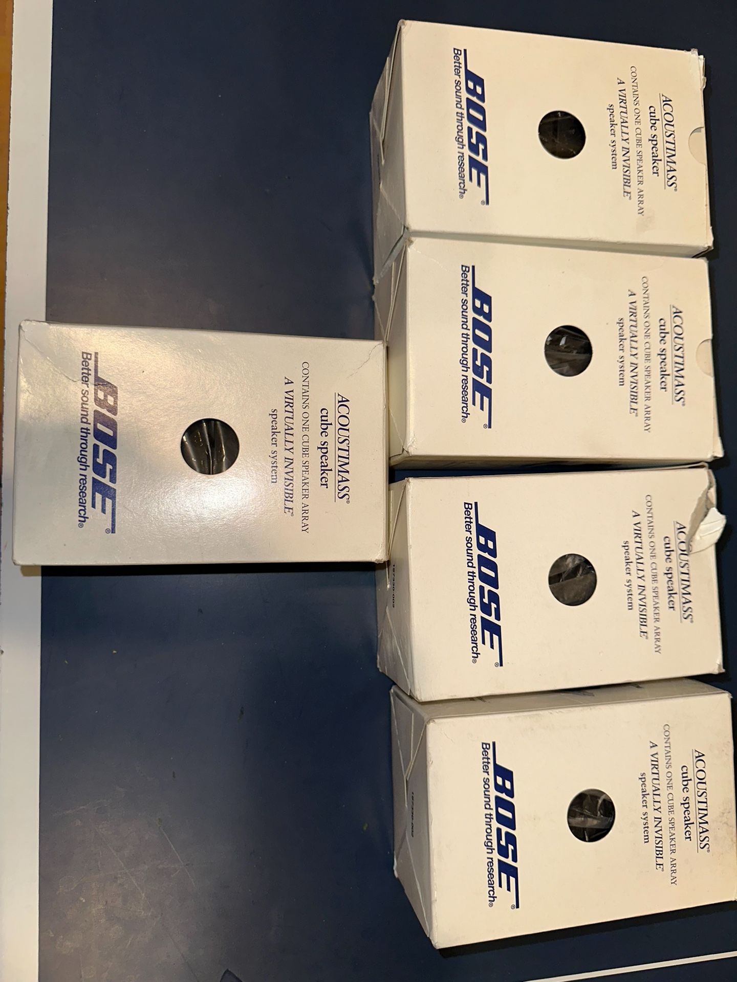 Bose ACOUSTIMASS Cube Speakers (5)