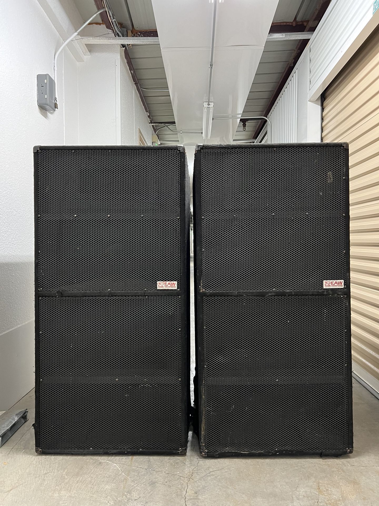 Pair of EAW Eastern Acoustic Works JF-500 H Sound Reinforcement System Speakers