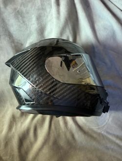 Carbon fiber motorcycle helmet in good condition  size L