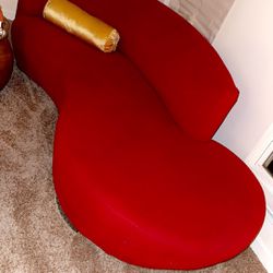 Red Contemporary Art Deco Sofa & Chairs Give As a Xmas Gift