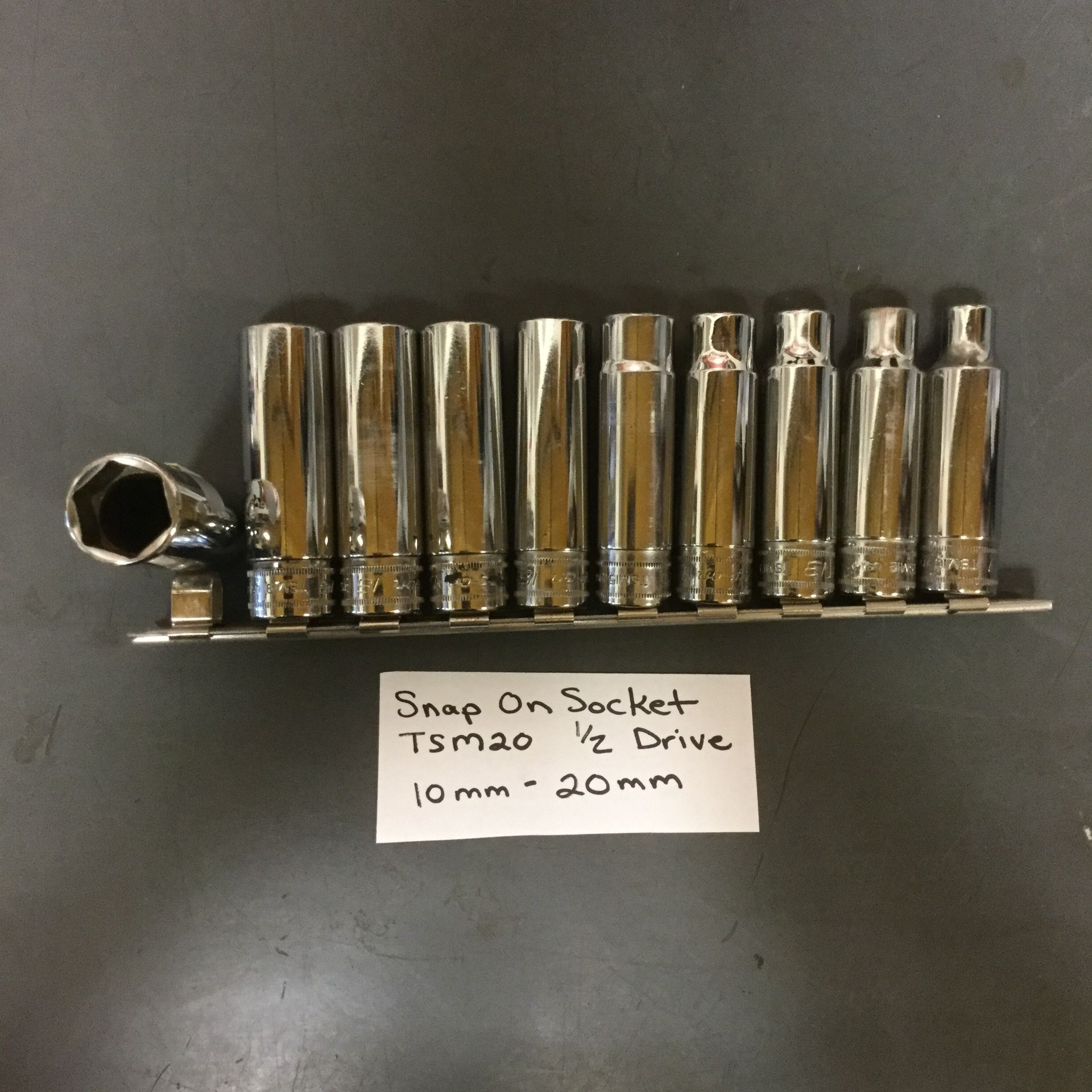 Snap On Sockets TSM20 1/2 Drive