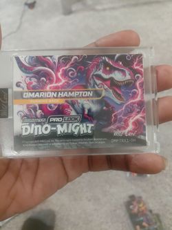 Omarion Hampton Dino-Might 7/15 Wild Card SSP Football Card