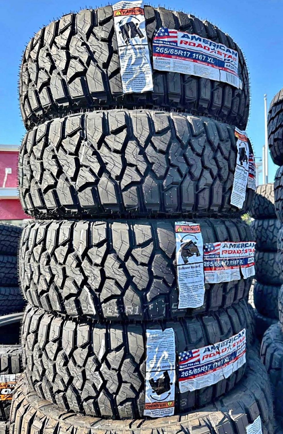 ‼️📲265/65/17 Vendo Set De Llantas Nuevas Marca American RT