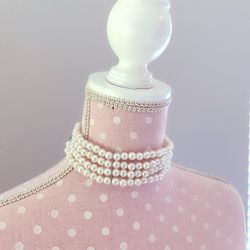 Pearl Choker Necklace Brand New Luxury Fashion Stylish