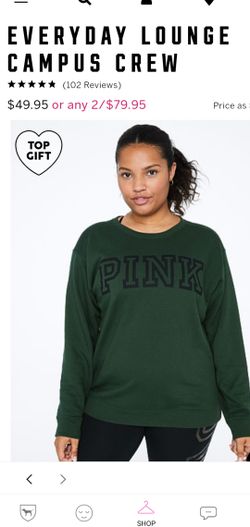 sweater NEW victoria secret campus crew med $42