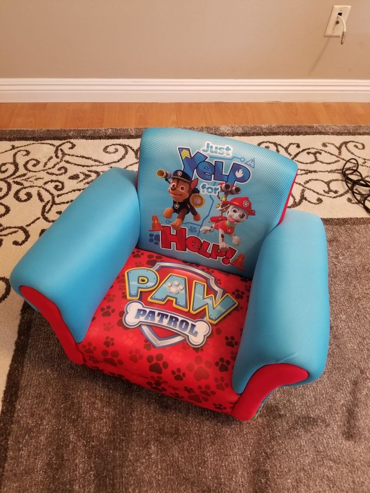 Paw patrol kids chair