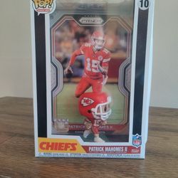 Boooooo. Patrick Mahomes Panini Prism Funko Pop.