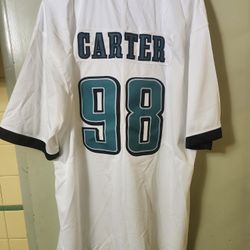 Jalen Carter Size XL Philadelphia Eagles Jersey Shirt. 