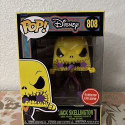 Nightmare Before Christmas, Jack Skellington Neon Funko Pop
