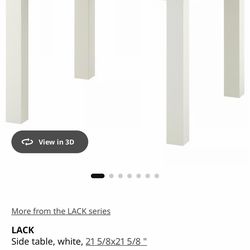 IKEA side table white