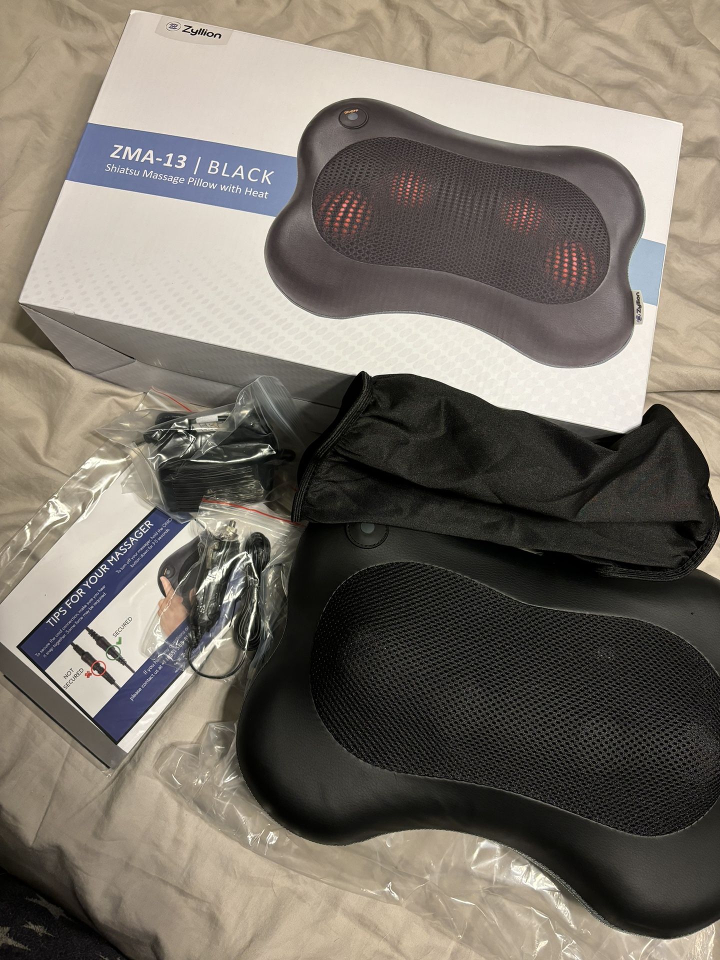 Zyllion Shiatsu Back Zyllion Massage Pillow Zyllion Shiatsu Back