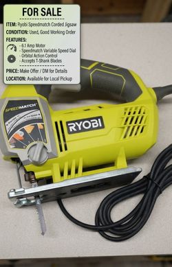 Ryobi Speedmatch Corded Jigsaw
