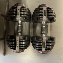 BOWFLEX dumbbell weights 5-52.5lbs