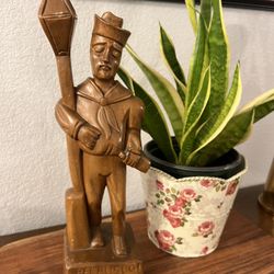 Mid-Century Bar Decor Wooden Philippine San Miguel Beer Advertising Memorabilia 