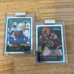 Bowman Chrome Football Rookies cards (2)