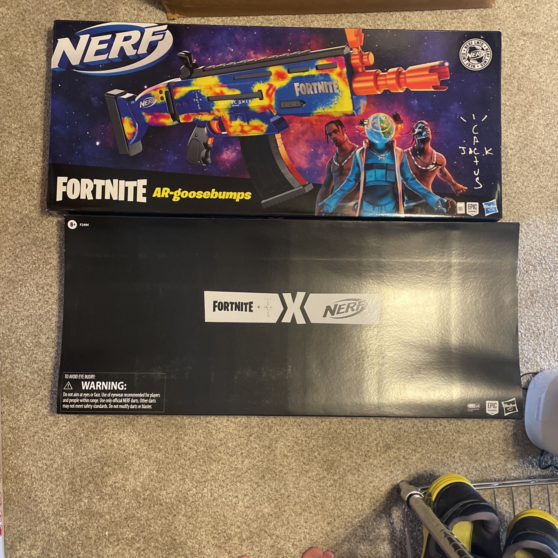 Travis Scott X Fortnite AR-goosebumps Nerf Blaster