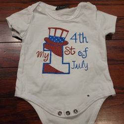My 1st Fourth Baby Onesie