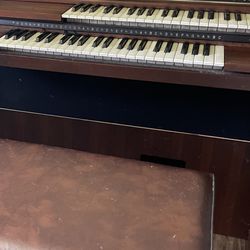  Free To Good Home Nice Organ W Bench And Sheet Music  
