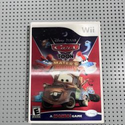 Cars Toon: Mater's Tall Tales Wii Game Disc with Case & Manual