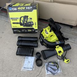 RYOBI 40V HP Brushless Whisper Series 165 MPH 730 CFM Cordless Battery Backpack Blower (Tool Only)