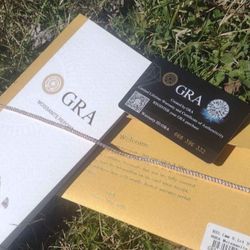 16" 18K Rose Gold Finish VVS1 Moissanite Tennis necklace